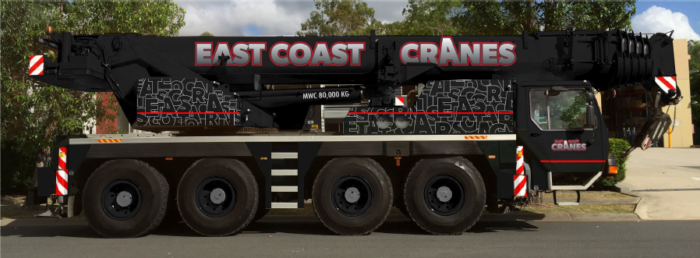 East Coast Cranes - 80T Slew Crane