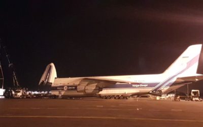 Loading Out An Antonov Aircraft for Edge Heavy Logistics